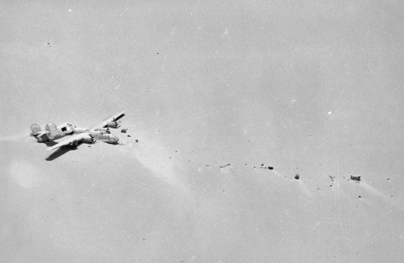 Imagen: Fotografía tomada al momento de ser descubierto los restos en 1958. Wikimedia Commons